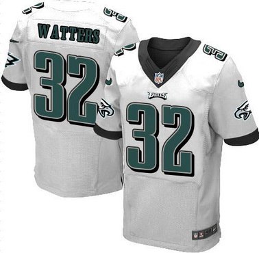Men’s Philadelphia Eagles #32 Ricky Watters White Retired Player NFL Nike Elite Jersey