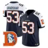 Mens Denver Broncos Throwback Vapor Limited Jersey V2 Randy Gradishar Jersey Navy Alternate