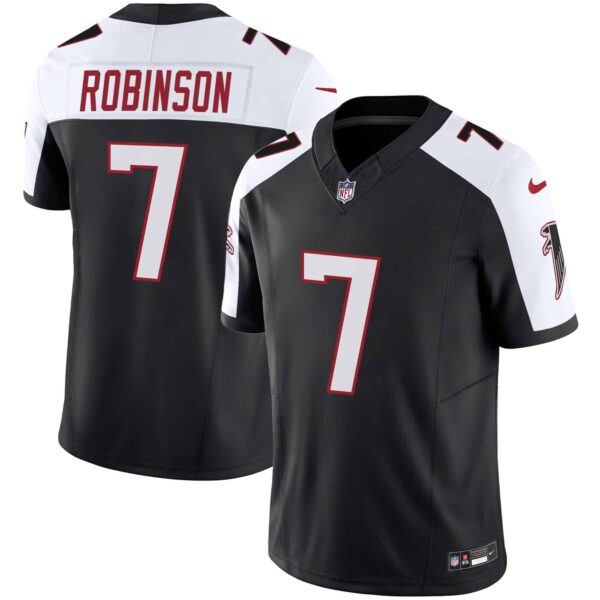 Men’s Atlanta Falcons Vapor Limited Jersey – All Stitched – Alternate – Bijan Robinson