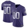 Minnesota Vikings 2024 Winter Warrior Vapor Limited Custom Jersey – All Stitched – Men – Purple Jersey