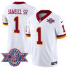 Washington Commanders Throwback 1992 Super Bowl XXVI Patch Vapor Limited Jersey – All Stitched Men Deebo Samuel Sr. Jersey