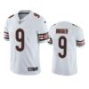 Men’s Chicago Bears #9 Jaquan Brisker White Vapor untouchable Limited Stitched Jersey