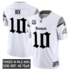 Denver Broncos ‘Gothic Mile High Shadows Edition’ Vapor Limited Jersey – All Stitched – White – Bo Nix Jersey