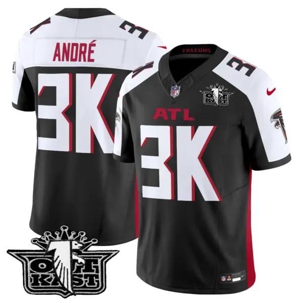 Mens Outkast X Atlanta Falcons 2024 Vapor Limited Jersey V2 Andre Jersey Black Alternate