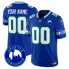 Men’s Seattle Seahawks 2024 Seattle City Patch Vapor Limited Custom Jersey Royal