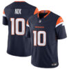 Men’s Denver Broncos #10 Bo Nix Navy 2024 Draft F.U.S.E. Alternate Vapor Limited Football Stitched Jersey