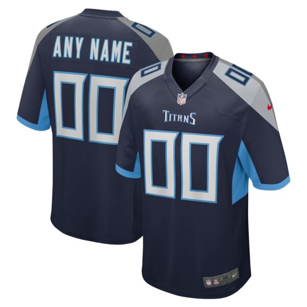 Tennessee Titans Nike Custom Jersey Navy