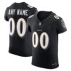 Baltimore Ravens Nike Vapor FUSE Elite Custom Jersey Black