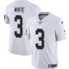 Las Vegas Raiders #3 Zamir White White 2024 Vapor Football Stitched Jersey