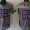 Nike Minnesota Vikings #69 Jared Allen Gray Shadow Elite Jersey