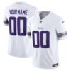 Minnesota Vikings 2024 Winter Warrior Vapor Limited Custom Jersey – All Stitched – Men – White Jersey