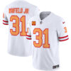 Men’s Tampa Bay Buccaneers Throwback Vapor Limited Jersey V2 – All Stitched – White – Antoine Winfield Jr.