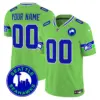 Men’s Seattle Seahawks 2024 Seattle City Patch Vapor Limited Custom Jersey Green