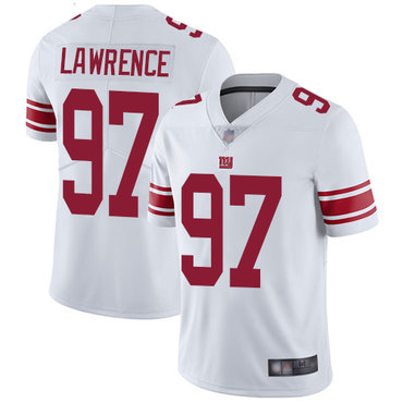 Giants #97 Dexter Lawrence White Men’s Stitched Football Vapor Untouchable Limited Jersey