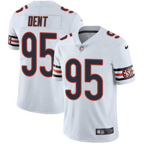 Nike Chicago Bears #95 Richard Dent White Men’s Stitched NFL Vapor Untouchable Limited Jersey