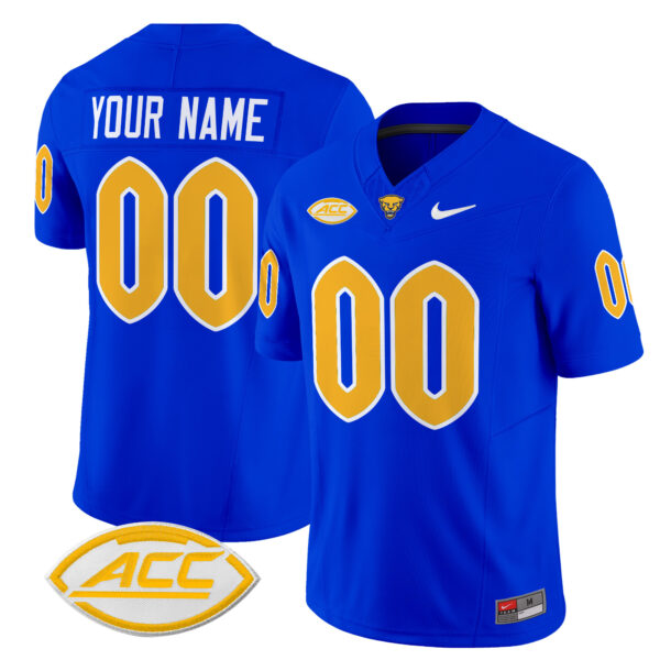 Pittsburgh Panthers 2024 Vapor Limited Custom Jersey – All Stitched – Youth – Royal