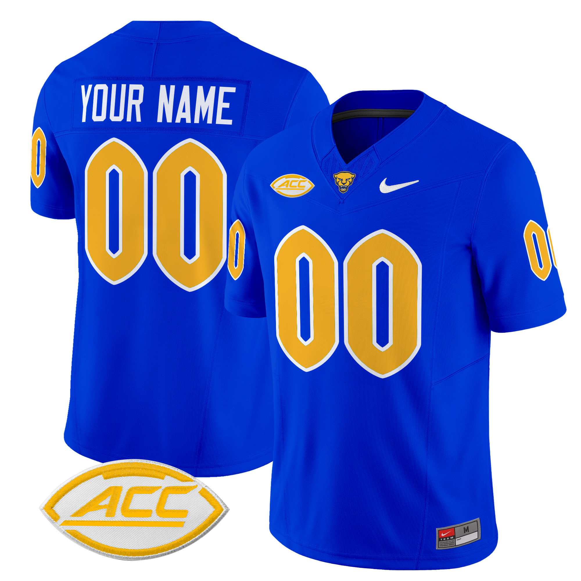 Pittsburgh Panthers 2024 Vapor Limited Custom Jersey – All Stitched – Youth – Royal