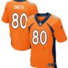 Men’s Denver Broncos #80 Rod Smith Orange Retired Player NFL Nike Elite Jersey