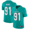 Nike Miami Dolphins #91 Cameron Wake Aqua Green Team Color Men’s Stitched NFL Vapor Untouchable Limited Jersey