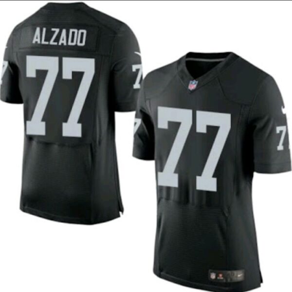 Men’s Oakland Raiders #77 Lyle Alzado Black Retired Player NFL Nike Elite Jersey