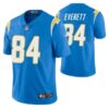 Men’s Los Angeles Chargers #84 Gerald Everett Blue Vapor Untouchable Limited Stitched Jersey