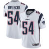 Nike New England Patriots #54 Tedy Bruschi White Men’s Stitched NFL Vapor Untouchable Limited Jersey
