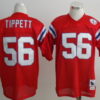 New England Patriots #56 Andre Tippett Red Throwback Jersey