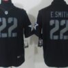 Nike Dallas Cowboys #22 Emmitt Smith Black Impact Limited Jersey