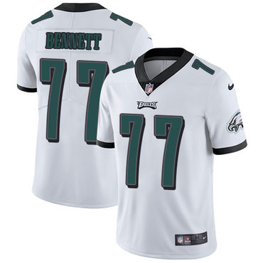 Nike Philadelphia Eagles #77 Michael Bennett White Men’s Stitched NFL Vapor Untouchable Limited Jersey