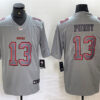 Men’s San Francisco 49ers #13 Brock Purdy Gray Atmosphere Fashion Football Stitched Jersey