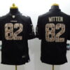 Nike Dallas Cowboys #82 Jason Witten Salute to Service Black Limited Jersey