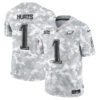 Jalen Hurts Philadelphia Eagles Nike 2024 Salute To Service Limited Jersey Arctic Camo