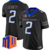 Boise State Broncos #2 Ashton Jeanty Black 2024 FUSE Vapor Limited Stitched Football Jersey