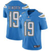 Nike San Diego Chargers #19 Lance Alworth Electric Blue Alternate Men’s Stitched NFL Vapor Untouchable Limited Jersey