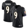 Nike Baltimore Ravens #9 Justin Tucker Black Alternate Men’s Stitched NFL Vapor Untouchable Limited Jersey