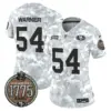 Womens San Francisco 49Ers 2024 Salute To Service Establishment Year Patch Vapor Limited Jersey Fred Warner Jersey Army
