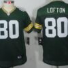 Men’s Green Bay Packers #80 James Lofton Green Retired Player NFL Nike Elite Jersey