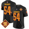 Men’s Washington Commanders 90th Anniversary Patch Vapor Limited Jersey – All Stitched – Black – Bobby Wagner