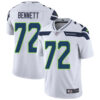 Nike Seattle Seahawks #72 Michael Bennett White Men’s Stitched NFL Vapor Untouchable Limited Jersey