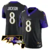 Mens Baltimore Ravens Maryland Flag Map Patch Vapor Limited Jersey Lamar Jackson Jersey Black