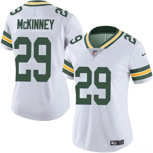 Green Bay Packers #29 Xavier Mckinney White Vapor Untouchable Limited Stitched Jersey