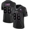 Men’s Ceedee Lamb Dallas Cowboys Deep Purple Jersey Black
