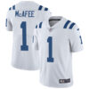 Nike Indianapolis Colts #1 Pat McAfee White Men’s Stitched NFL Vapor Untouchable Limited Jersey