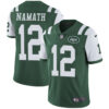 Nike New York Jets #12 Joe Namath Green Team Color Men’s Stitched NFL Vapor Untouchable Limited Jersey