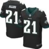 Men’s Philadelphia Eagles #21 Eric Allen Black Retired Player NFL Nike Elite Jersey