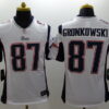 Nike New England Patriots #87 Rob Gronkowski White Limited Jersey