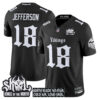Men’s Minnesota Vikings ‘Gothic Norseblood Edition’ Vapor Limited Jersey – All Stitched Black Justin Jefferson Jersey