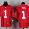 Nike New York Jets #1 Michael Vick 2014 QB Red Elite Jersey