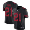 Men’s San Francisco 49ers #21 Frank Gore Black Vapor Untouchable Limited Stitched Jersey