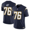 Men’s Los Angeles Chargers 2025 Alternate Charger Power Vapor Limited Jersey – All Stitched Navy Joe Alt Jersey